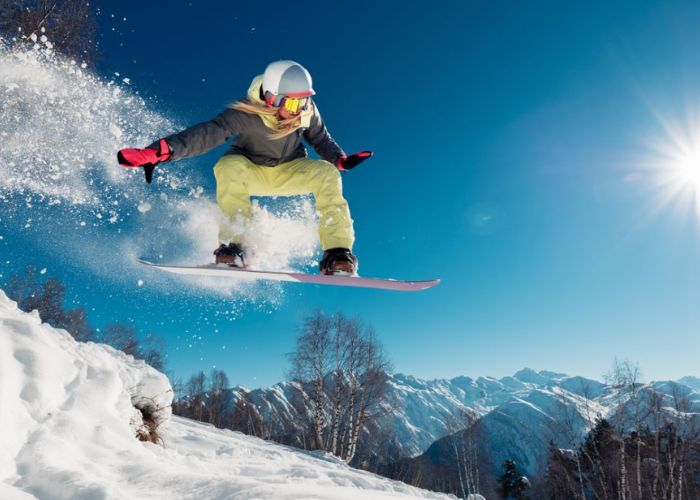 ski snowboard winter vacation